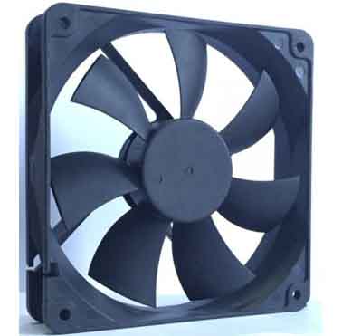 120 * 120 * 25 - 2 ventilateur axial à courant continu