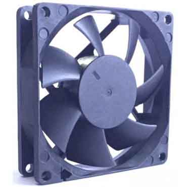 80 * 80 * 20 ventilateur axial à courant continu