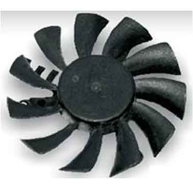 60 * 60 * 10 - 2 ventilateur à courant continu sans cadre